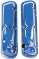 1965-66 REPRODUCTION VALVE COVERS - PAINTED BLUE, PAIR